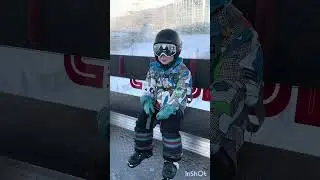 Early season ski trip #skiing #childrenskiing #snow #mountains #adventure #flying #airoplane 