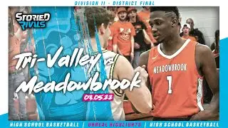 Meadowbrook vs Tri-Valley 🏀 | District Final Highlight [3/5/22]