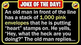 🤣 BEST JOKE OF THE DAY! - A guy stops at the post office during his lunch hour...| Funny Clean Jokes