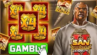 GAMBLING UP TO A MAX WIN On SAN QUENTIN 2 SLOT!?