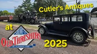 Cutler's Antiques at Midwest old threshers 2025, plus the 1927 Dodge Brother's longest drive so far!