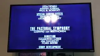 Closing To Fantasia 1991 VHS (Gold Vertical Sticker Label Copy)