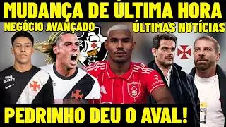 ÚLTIMA HORA! VASCO AVANÇA EM CONTRATAÇÕES! PEDRINHO DEU O AVAL! DINIZ FAZENDO MUDANÇA NO CRVG! E+