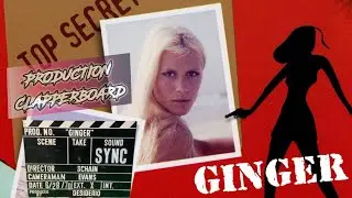 Ginger (1971) Original Production Clapperboard #ginger1971 #chericaffaro #grindhouse #exploitation