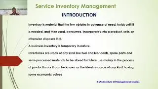Service Inventory Management