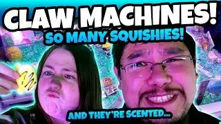 We Found a Squishy Claw Machine! Winning Squishies and Fidget Spinners from Claw Machines!