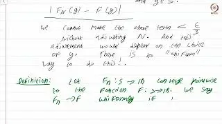 Definition of Uniform Convergence