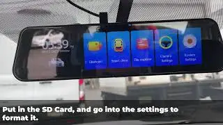 REXING M2 - DUAL MIRROR DASH CAM WITH BACK UP CAMERA  FULL INSTALLATION TUTORIAL