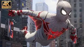 Advanced Tech Suit - Marvel&rsquo;s Spider-Man 2 PS5 Pro Free Roam Gameplay (4K60FPS)