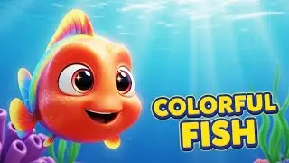 Colorful Fish Song 🐠🎨 | Learn Colors with Ocean Animals | Nursery Rhyme