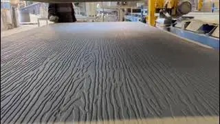 How To Produce Wood Grain Fiber Cement Board Through Production Line?
