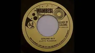 Lloyd Ruddock - Genuine Way - Wambesi 7inch RE 197x