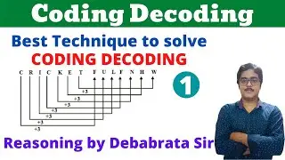 Coding Decoding in Bengali | Best Technique to solve Coding Decoding, Class 1 | For all exams.