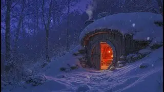 Cozy Winter Burrow ❄️ Deep Sleep Jazz Music (1 Hour)