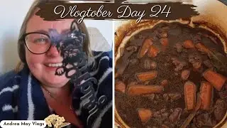 Vlogtober 24 | Новая закладка, снова готовим тушеную говядину и наверстываем упущенное