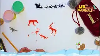 Christmas Animals in Lapland 🎅🎄| Play-Doh ASMR Creative Kids