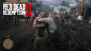 RDR 2 Arthur vs Tommy Full Fight 🥶 | #rdr2 #shorts #shortvideo