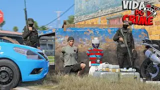 GTA V : VIDA DO CRIME | O BAHIA E OS CRIAS NÃO VÃO TER PAZ COM A POLICIA NA COMUNIDADE?🤔😤🥉 - EP#02