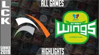 HLE vs JAG Highlights ALL GAMES | LCK Summer 2019 Week 3 Day 4   Hanwha Life Esports vs Jin Air