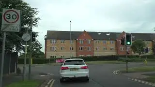 Driving On Tudor Way & Bromyard Road A44, Worcester, Worcestershire, UK 4th June 2022