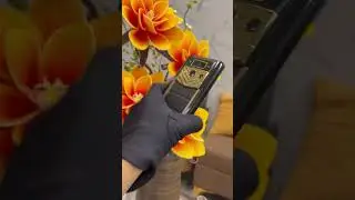 Phi&ecirc;n bản Custom rất đẹp Meta Vertu 2 Black Alligator Gold Diamond