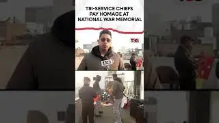 #watch | Tri-Service Chiefs Honor War Heroes with March at National War Memorial