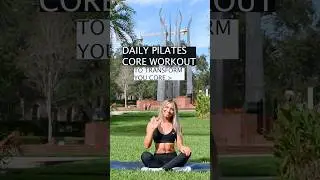 Daily pilates core workout! #pilatesroutine #pilatesexercises #pilates #pilatescommunity #tutorial