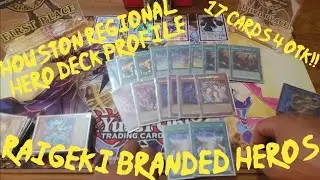 Yu-Gi-Oh! Houston Regional Deck Profile Raigeki Branded Heros!! 17 Cards That Can Be One Card OTK!!