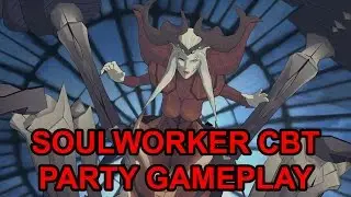 SoulWorker Online CBT Full Party Gameplay Spider Queen Dungeon