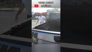 Road Rage Between Biker And Entitled Jeep Driver