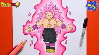 Goku Black Ros&eacute; 3 Drawing || How to Draw Goku Black Super Saiyan Ros&eacute; 3 Full Body Step-by-Step