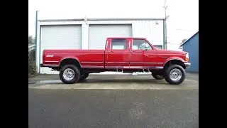 Пикап Ford F 350 4x4 Crew Cab XLT 1995 года выпуска 