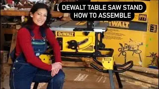 Сборка стойки для пильного стола DeWalt Rolling Table | Пошаговые инструкции по сборке DWE7491 и ...