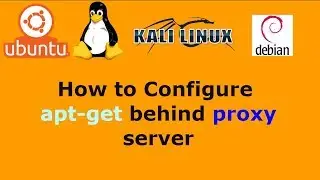 How to Configure apt-get behind proxy server