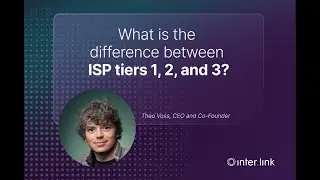 Internet Service Providers - The difference between Tier 1, 2, and 3 #internet #isp #network
