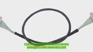 Custom Length LVDS FFC Cable New Design 24 40 Pin Automotive Male to Female Wire Harness for 2019 Ne