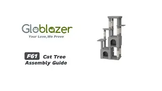 Globlazer F61 cat tree assembly guide