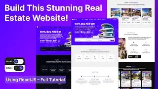 Build a Modern Real Estate Website with ReactJS | Full UI Design Tutorial 2024