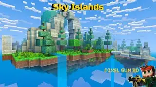 Pixel Gun 3D PC Edition Team Fight Sky Islands Map Gameplay