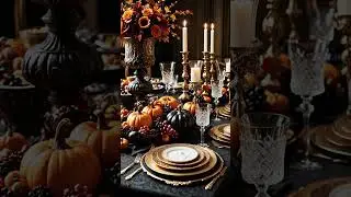 Thanksgiving Tablescape Ideas #decoraciondeoto&ntilde;o