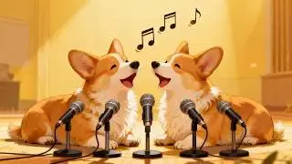 Two Dogs Sang A Hot Song Together, So Exciting#cute #funny #animals