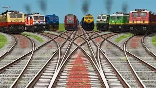 Indian Railway Super Fast Trains Racing Down The Same Railroad Tracks | Train Sim World #trainsim 