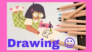 Finally Showing You Drawing butterfly //flower 🌺 |Art Corner | Help Center