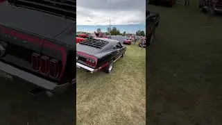Which One would You PICK? Chevy SS Camaro or Ford Mach1 Mustang #carshow #ponycar war #v8 cobrajet