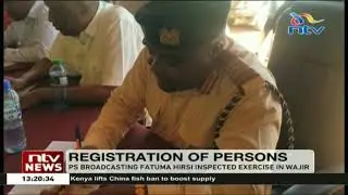 PS Fatuma Hirsi inspects NIIMS pilot phase in Wajir