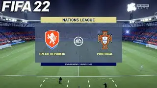 ⚽ Czech Republic vs. Portugal ⚽ | UEFA Nations League deduction  | FIFA 22