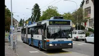 Троллейбус Mercedes-Benz о405 GTZ. г. Винтертур и Цюрих.