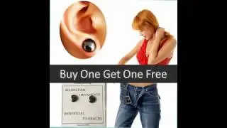Magnetic weight loss earrings