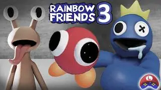 Новое официальное обновление RAINBOW FRIENDS... секретная мини-игра (Глава 3?)