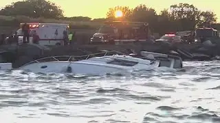 Boat capsizes near 31st Street Beach, 15 rescued, 3 sent to hospital, 1 still missing